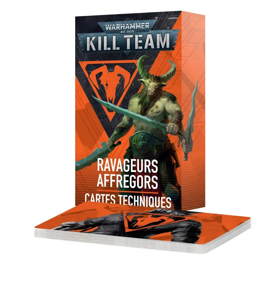 Kill Team: Ravageurs Affregors – Cartes Techniques 